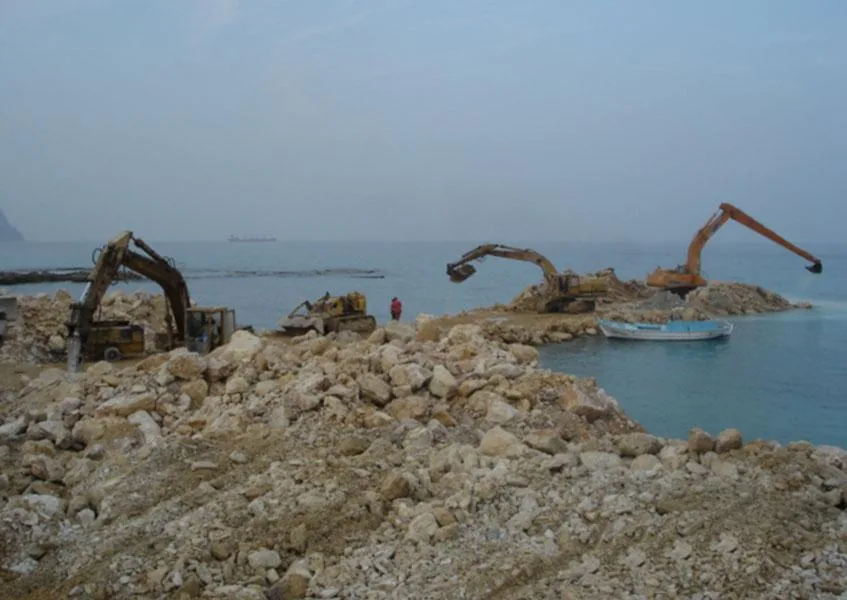 Anfeh – sewage treatment plant sea outfall pipeline 2005