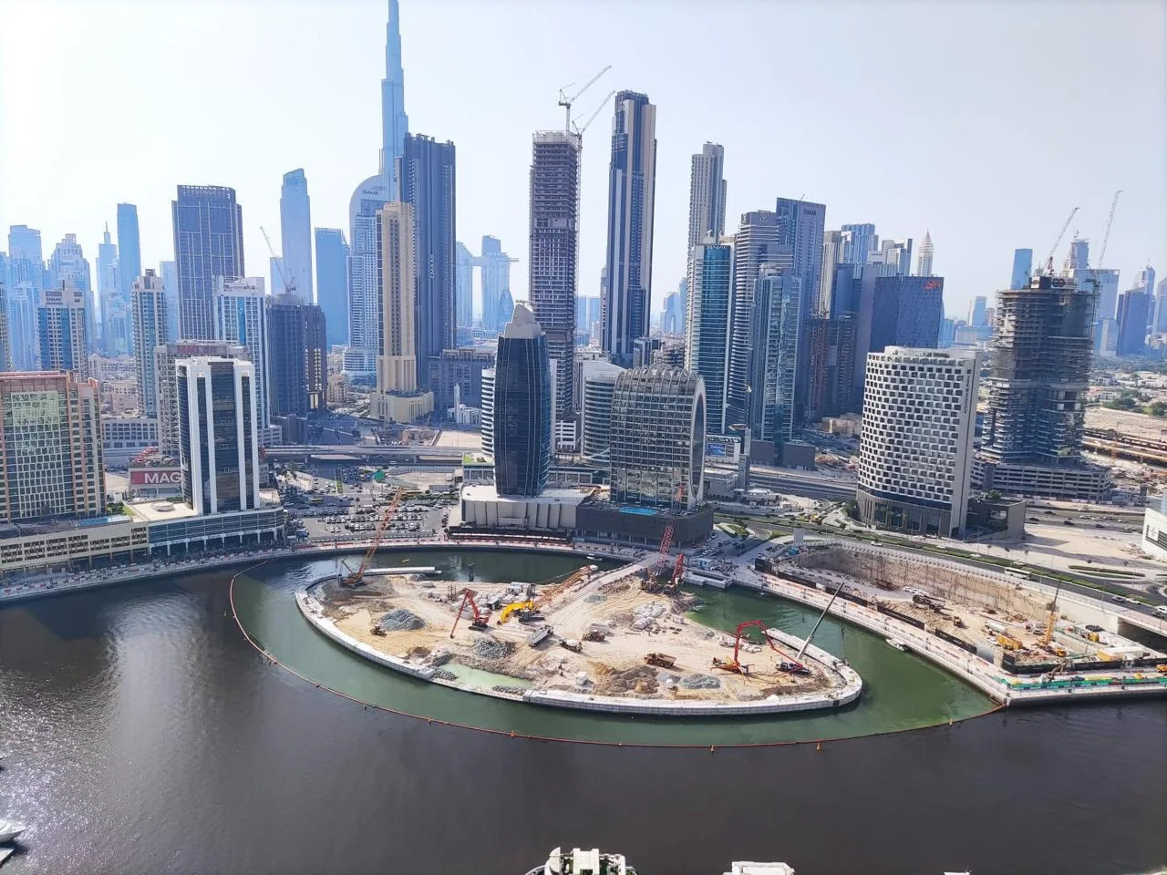Marine Reclamation Works at Business Bay Canal