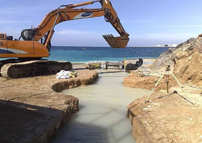 Cimenterie national S.A.L sea water intake pipeline & pumping station 2009