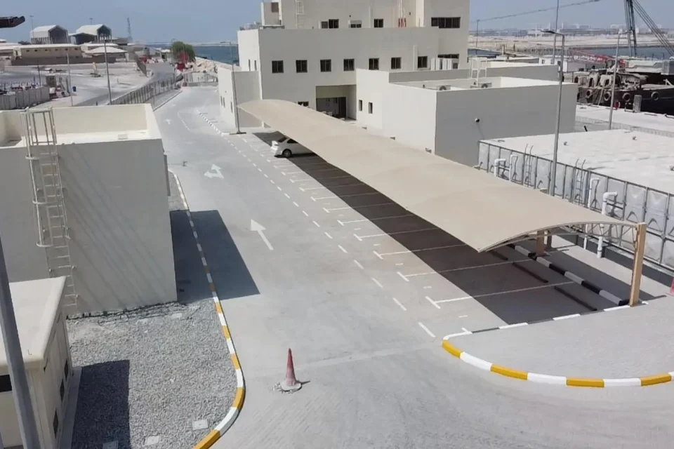 DC Inspection Facility Building (G+2) with Control Tower