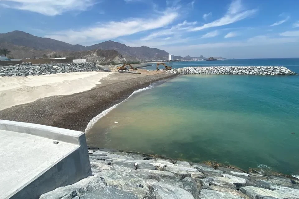Address Fujairah — beach and shoreline works