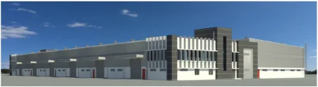 Container terminal topside facilities — design visualization