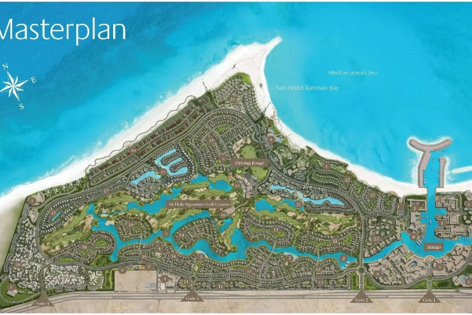 Marassi development masterplan — North Beach project reference drawing