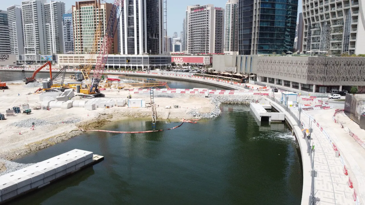 Marine Reclamation Works at Business Bay Canal