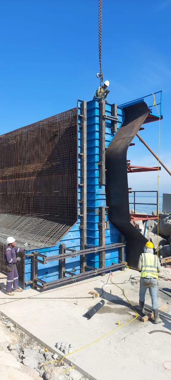 Al Danah Bay Breakwater Villa Walls Project 2024