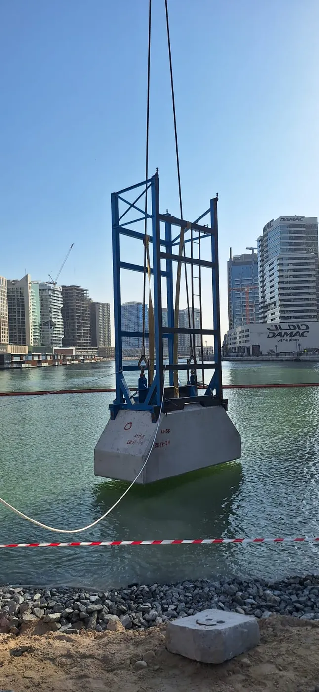 Marine Reclamation Works at Business Bay Canal